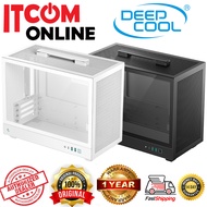 DEEPCOOL CH160 PLUS MATX CASING (R-CH160-BKNGM0-G/R-CH160-WHNGM0-G) BLK/WHT