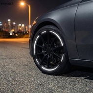 [WY3] Sport Bike Wheel Rim Stripe Stier 18 21 Inch Motorcycle Reflective Decal Tape Set Waterproof C