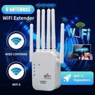 1200Mbps Wireless Wifi Repeater Multi-specification 6 Antenna Signal Range Enhancer 2.4G+5G Dual Ban