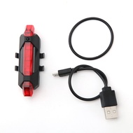 Bicycle Tail Light Bicycle Tail Light USB Charging Tail Light LED Warning Light Night Cycling Bicycl