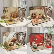 Layout Chinese Style Decorations Photo Background New Products Beautiful Background a3 Paper Scene P