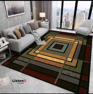 [HOT DESIGN] Nordic Style Geometric Carpet Living Room Soft Rug Mat (Size M/L/XL/3XL/6XL)