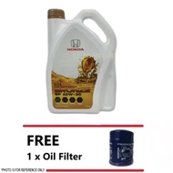 HONDA SP 10W-30 MINERAL ENGINE OIL 10W30 4L + HONDA OIL FILTER 1 PCS