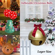 Giant Inflatable Christmas Ball PVC Giant Ball For 2025 Christmas Yard Lawn Garden Decoration chwuie