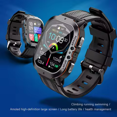C26 Outdoor Sport Smart Watch Men Women Smartwatch AMOLED HD Screen Wrist Watches 350 mAh Electronic