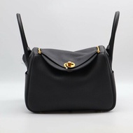 HERMES Lindy 26 - 黑金 K