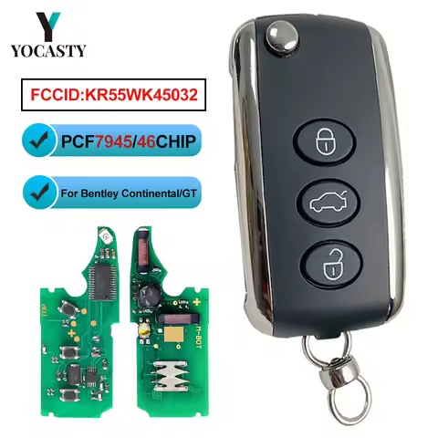 Keyless Go Smart Remote Car Key 3/4 Buttons 315MHz 433MHz 46 Chip For Bentley Continental GT Flying 