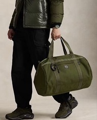 Polo Ralph Lauren (Nylon Oxford Outdoor Duffel) 軍綠色尼龍牛津布旅行袋