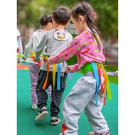 Kindergarten parent-child activities, tail pulling games, parent-child team building props, exercise