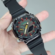 GM-2100 GM-2100CH-1AJF TMJ RASTA STAINLESS STEEL BEZEL / PREMIUM COPY 1:1 /AUTO LIGHT FUNCTION/ SPOR