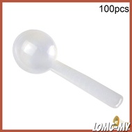 【LOMC】100pcs 1g White Plastic Measuring Spoon Gram Scoop Food Baking Medicine Powder