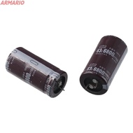 ARMARIO 2pcs Electrolytic Capacitor Set, 25 × 50mm Electronic Component Kit, Easy to us Aluminum Cap