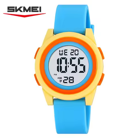 SKMEI 2429 Waterproof Camouflage Colorful Light Boy Kids Girl Wristwatches Sport Children Shockproof