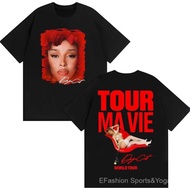 Unisex 2026 Singer The Doja Cat World Tour Double Sided PrintT Shirts Men Women Clothing Fashion Cas