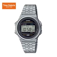 Casio Vintage A171WE-1A Silver Stainless Steel Band Men Watch / Women Watch