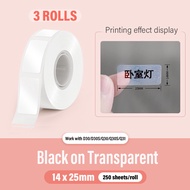 White Thermal Label Sticker For Phomemo D30/D30/Q30/Q30S/Q31 Printer3 Rolls Per Box