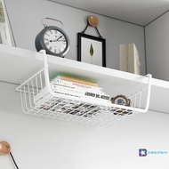 [BraveSundu] 1pc White/ck Hanging Net Basket Iron Material Large Capacity Hanging Under Cabinet Wall