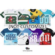 TSN NFL Design AIRCOOL Kids Football Jersey Shirt (NOT CUSTOMIZE) PRINTED Full Sublimation
