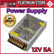 Power Supply DC12V 5A TRANSFORMER CONVERTER AC110V AC220V TO DC12V for CCTV Alarm LED Stripe AC TO D