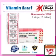 Xpress Neurosanbe 5000 Strips Of 10 Tablets Medicine Vitamin Complex Neurobion Complex B1 B2 B 12 Ti