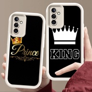 Case for Samsung A26 A72 A13 A52 A53 A23 A33 S21 M15 A52S S20 S24 FE A32 A73 5G Soft White E65 King 