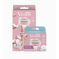 GILLETTE VENUS 3 Razor + Replacement Blade Set for Women