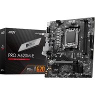 MSI Motherboard PRO A620M-E Ryzen 7000 Series (AM5) Compatible A620 Chipset, 4K 60Hz DDR5 OC Support