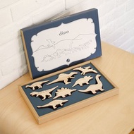 【Mastro Geppetto】 日本原木積木組-恐龍