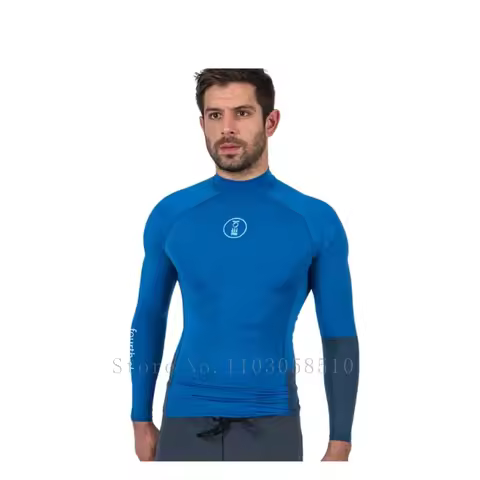 Fourth Element Men Surfing Sun Protection Diving Suit Anti Rash T-Shirt Swimsuit Tight Fitting Long 