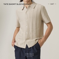 TWENTYSECOND เสื้อเชิ้ตแขนสั้นผ้า Knit รุ่น Tate Short Sleeves Knit Shirt