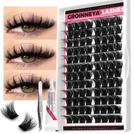 Lash Clusters Set DIY Lashes Extension Kit Individual Eyelash Extension Kit Full Set Lashes Kit with