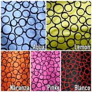 Kain Beludru Sofa / Kursi / Jok Motif Lingkaran Bulat - Lazaro (Sofa, Jok, Kursi, Sarung Bantal)