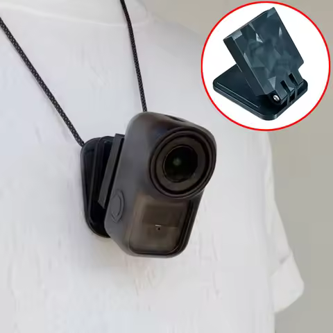1PCS For DJI Osmo Nano/Insta360 Go 3S Neck Lanyard Quick Release Adapter Mount Adjustable Pitch Angl