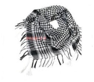 (QOO) 基本款 阿拉伯方巾,圍巾,桌巾,頭巾 保暖 穿搭 型男 網美 重機 自行車 戶外 出遊 黑白色