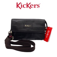 Kickers Cow Leather Crossbody Bag Clutch Bag Sling Bag IC 89464-CL Dark Brown