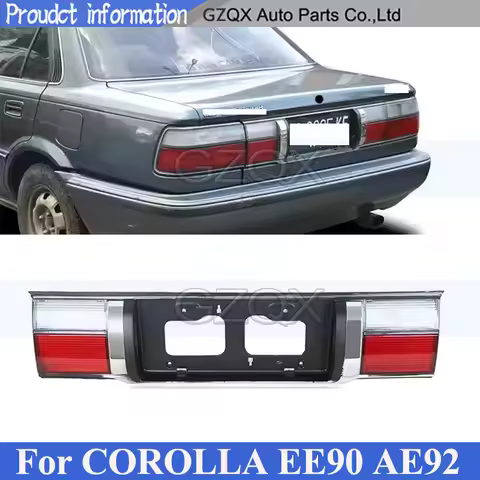 CAPQX Rear Number Light Frame License Plate Lamp Cover Holder For COROLLA EE90 AE92 Rear License Pan