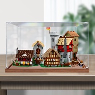 [Acrylic Display Box] Acrylic Display Box Suitable for Lego 10332 Medieval Town Square Figure Storag