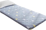 MMLLZEL Japanese Tatami Floor Mat Sleeping Bed Foldable Futon Mattress Topper Comfort Portable Folding Bed Guest Mattress (Color : white-sunflower (1)5, Size : 90X200CM)