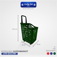 SUPERMARKET BASKET + WHEELS THICK SUPERMARKET