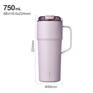 กระติกน้ำเก็บความเย็น LocknLock เคลือบเซรามิก สแตนเลส สำหรับผู้หญิง ดีไซน์สวยงาม รุ่นใหม่ ปี 2025 แก