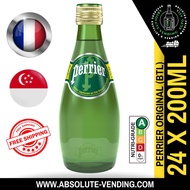 PERRIER Original Sparkling Mineral Water 200ML X 24 (GLASS) - FREE DELIVERY within 3 working days!