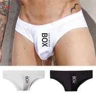 【TRSBX】Gay Underwear Men Bikini Bulge Pouch Low Waist Sexy Sheer Briefs Black