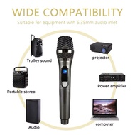 UHF Wireless Microphone Karaoke Microphone Dynamic Mikrofon Tanpa Wayar Wireless Mic Professional Mi