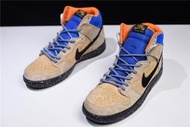 桃子代購～潮品Acapulco Gold × Nike SB Dunk High Mowabb 卡其黃 高幫潑墨 31