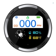 2.1-inch Display Detector Portable Carbon Monoxide Tester Multifunctional Temperature and Humidity T