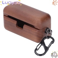 LUOYAO Wooden ,  Wood Cordless Charging Support Wood Protector, Earphones  Fine Polished Bluetooth E
