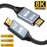 8K 48Gbps HDMI-Compatible 2.1 Cable 4K@120Hz 8K@60Hz eARC HDR for AP TV 4K Roku SN LG S.amsung Xbox RTX 3080 3090 PS5