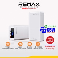 [Remax Energy] RPP-310 Dinba Series 40000mAh 65W PD+QC Multi Compatible Fast Charging Laptop Power B
