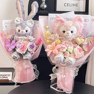 Linabell 畢業 花束 linabell 公仔 花束 情人節 畢業 禮物 送禮 生日 duffy cookieann Stella Lou 週年 紀念日