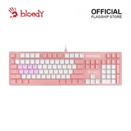 Bloody A4Tech B800 Pink, Light Strike, DIY Keycaps, Wired Mechanical Gaming Keyboard (Red Linear)